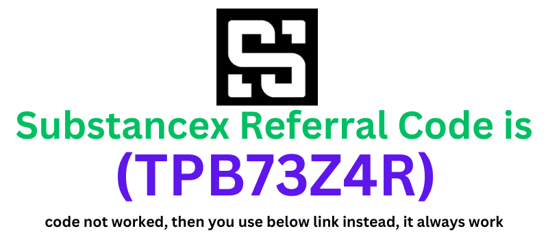 Substancex Referral Code (TPB73Z4R) you get 40% rebate on trading fees.