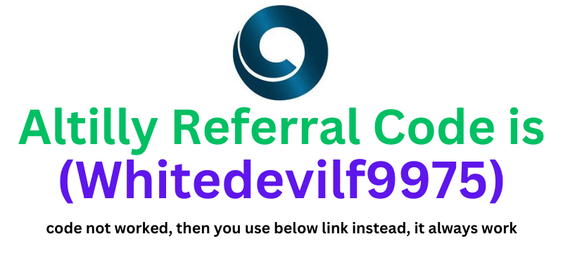 Altilly Referral Code (Whitedevilf9975) get 65% rebate on trading fees.